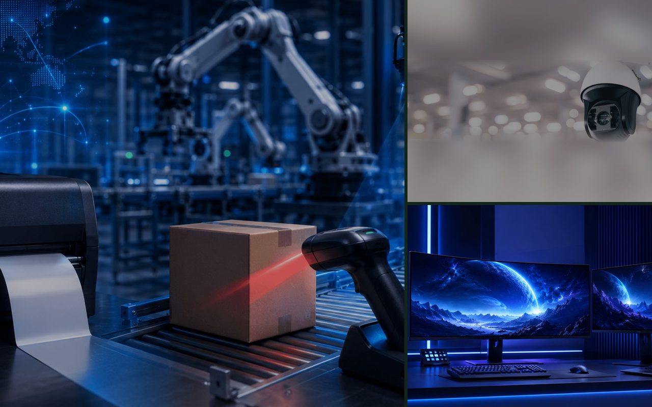 Printers, cameras and computers for a business