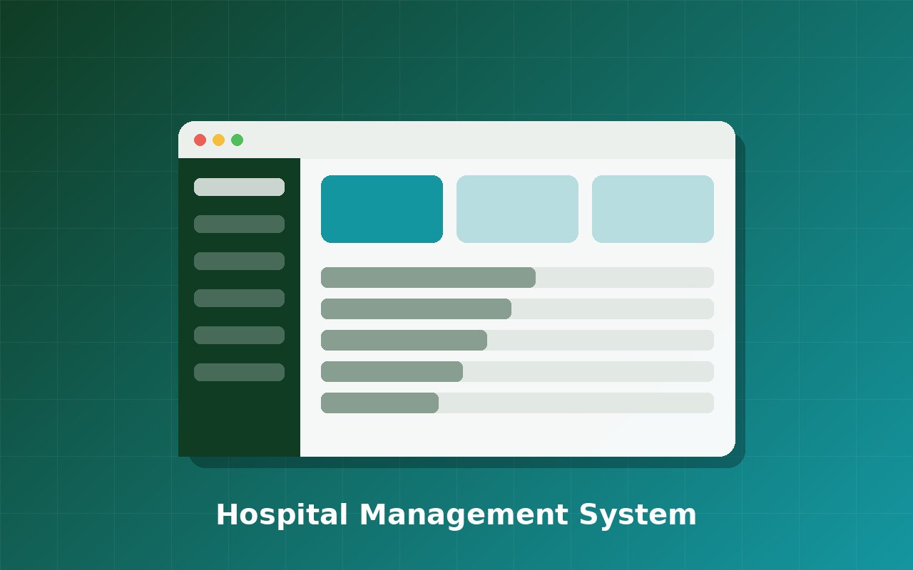 Hospital Management System dashboard