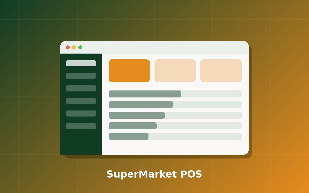 SuperMarket POS dashboard